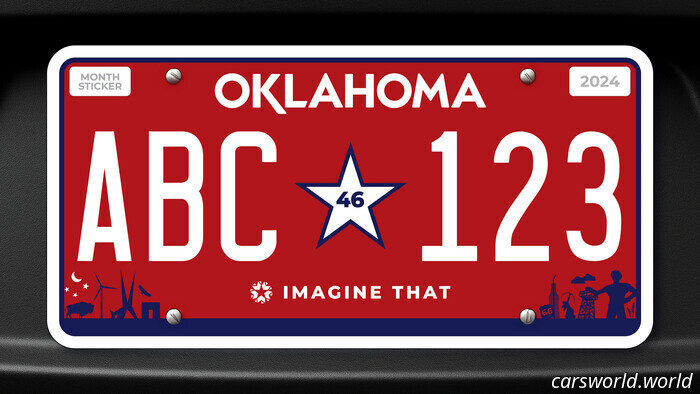 The Public Rejected This License Plate Design, But Oklahoma Officials Approved It | Carscoops